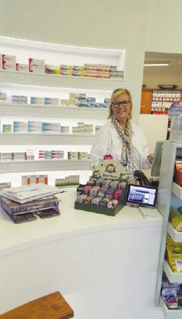 Birgitta Steffen in ihrer Apotheke
