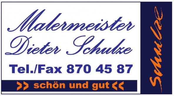 Malermeister Dieter Schulze