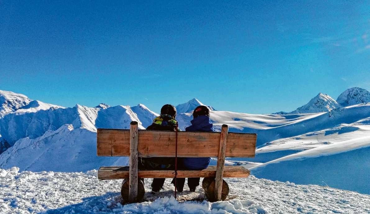 Wenn der Ischgl-Besucher nicht gerade auf den Brettern steht, dann kann er auch die tolle Bergwelt genießen. FOTO: GETTY Wenn der Ischgl-Besucher nicht gerade auf den Brettern steht, dann kann er auch die tolle Bergwelt genießen. FOTO: GETTY