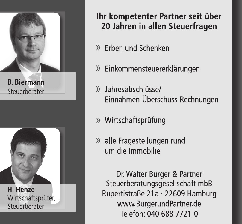 Dr. Walter Burger & Partner Steuerberatungsgesellschaft mbB
