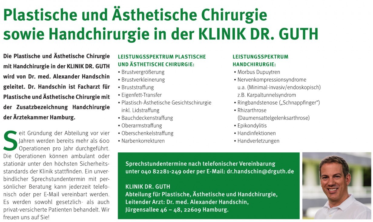 Klinik Dr. Guth der Klinikgruppe Dr. Guth