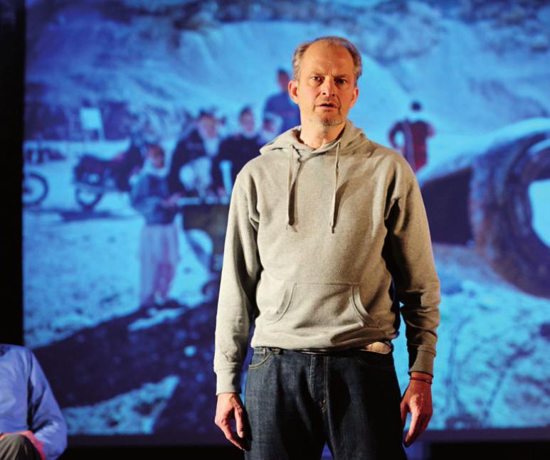 Oliver Herrmann in „Kampfeinsatz“ FOTO: OLIVER FANTITSCH