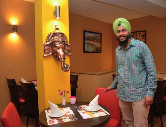 Restaurant-Chef Gurbir Singh freut sich auf Sie und Ihre Familie