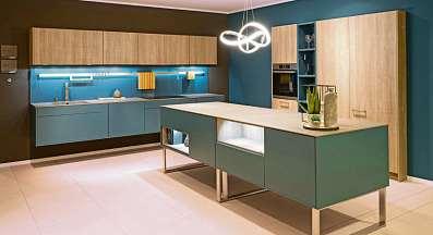 Auch Freunde schlichten Designs kommen bei Möbel Schulenburg auf ihre Kosten: Eine Küche von Leicht Auch Freunde schlichten Designs kommen bei Möbel Schulenburg auf ihre Kosten: Eine Küche von Leicht