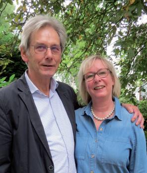 Sabine Jaeger mit Ehemann und Optiker H.W. Jaeger