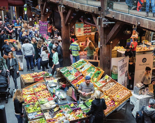 Die Mischung machts: Buntes Treiben in der Fabrik