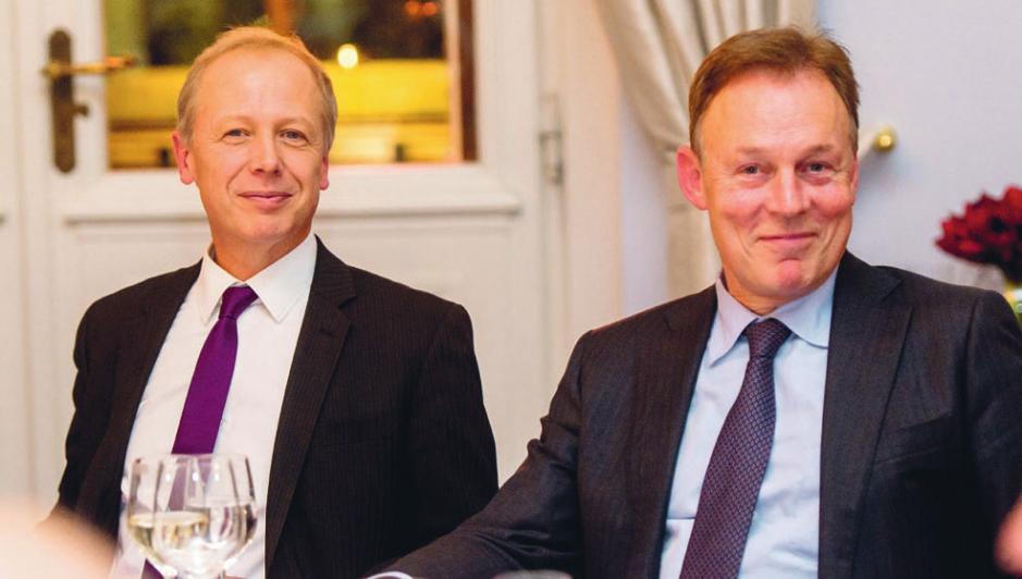 Thomas Oppermann, Fraktionsvorsitzender der SPD im Deutschen Bundestag, und Tom Buhrow, Intendant des Westdeutschen Rundfunks WDR. CHRISTIAN KRUPPA