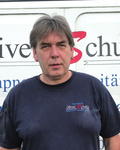 Oliver Schulz, Meister im Klempner- und Dachdeckerhandwerk