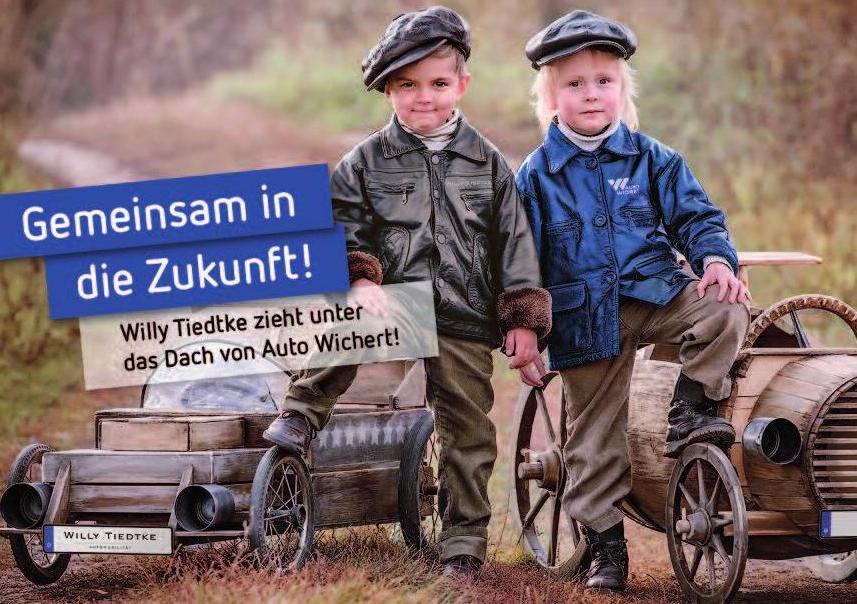 Zwei waschechte Hamburger mit einem gemeinsamen Ziel: Tiedtke und Wichert. Foto: lAuto Wichert GmbH Zwei waschechte Hamburger mit einem gemeinsamen Ziel: Tiedtke und Wichert. Foto: lAuto Wichert GmbH