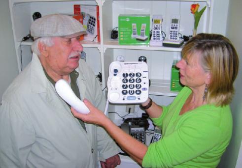 Telefon mit großen Tasten