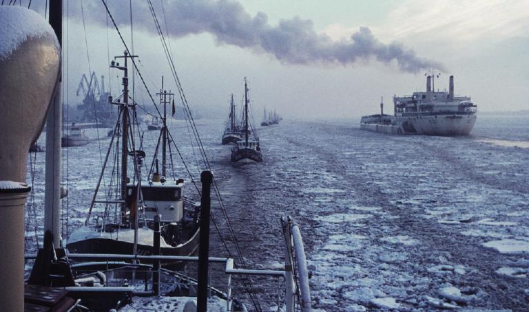 Dampfeisbrecher „Stettin“, ein Werk von Rolf Meinicke FOTO: ROLF MEINICKE