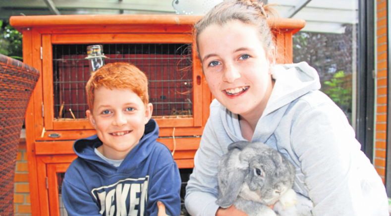 Julius, 8, und Klara, 12, aus Ahrensburg. Foto: Melissa Jahn   Julius, 8, und Klara, 12, aus Ahrensburg. Foto: Melissa Jahn