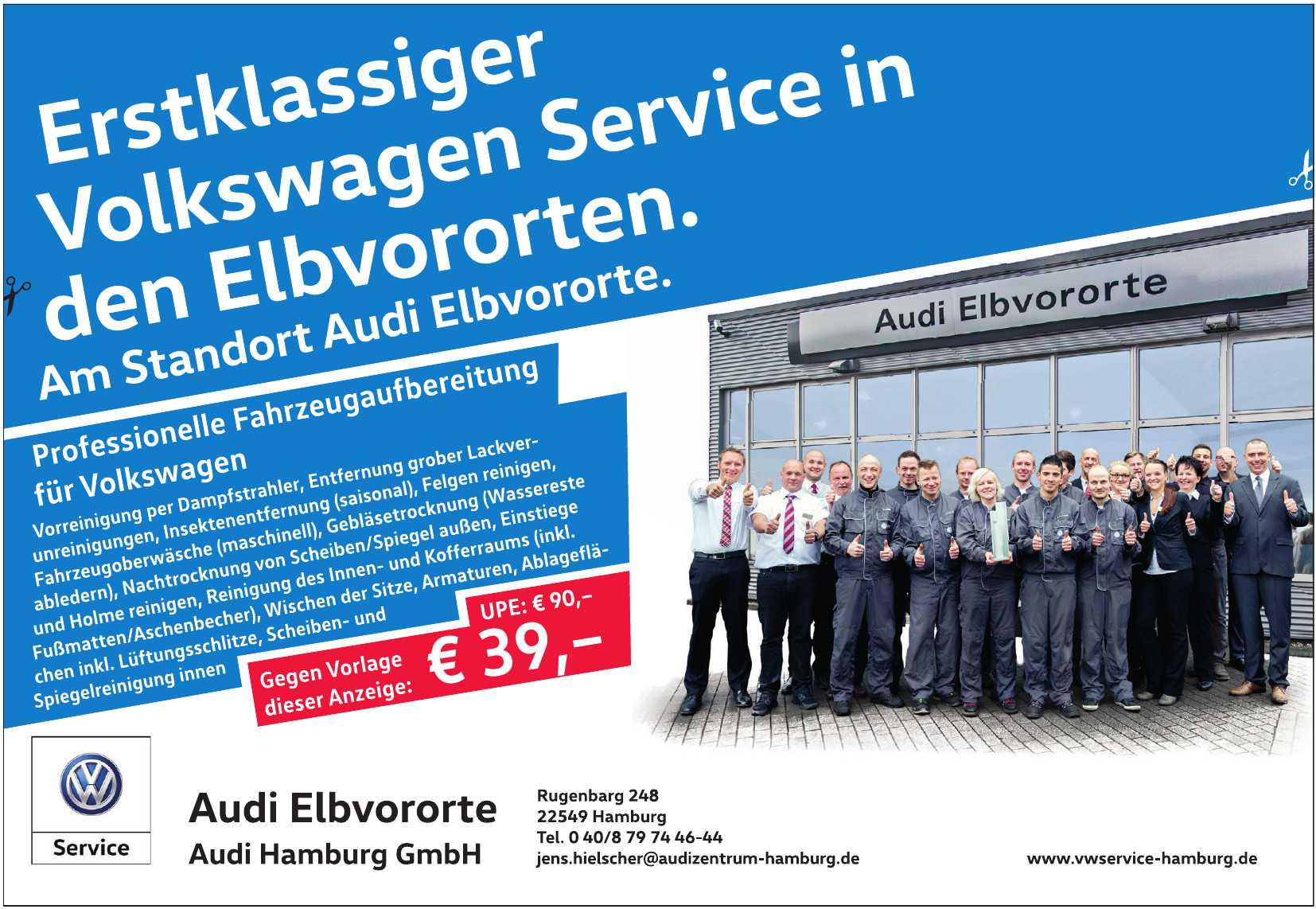 Audi Hamburg GmbH - Audi Elbvororte