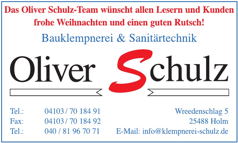Oliver Schulz - Bauklempnerei & Sanitärtechnik