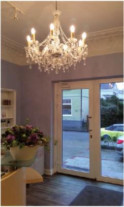Eingangsbereich des Salons