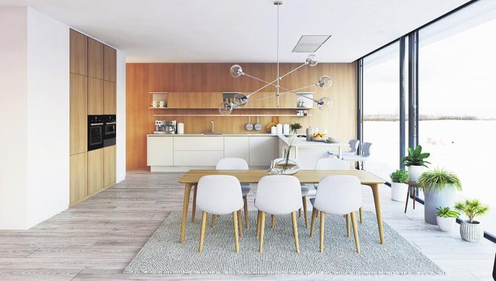 Vinylboden im Breitdielen-Format. Er ist besonders robust und sorgt für eine außergewöhnliche, einladende Atmosphäre. Foto: epr Vinylboden im Breitdielen-Format. Er ist besonders robust und sorgt für eine außergewöhnliche, einladende Atmosphäre. Foto: epr