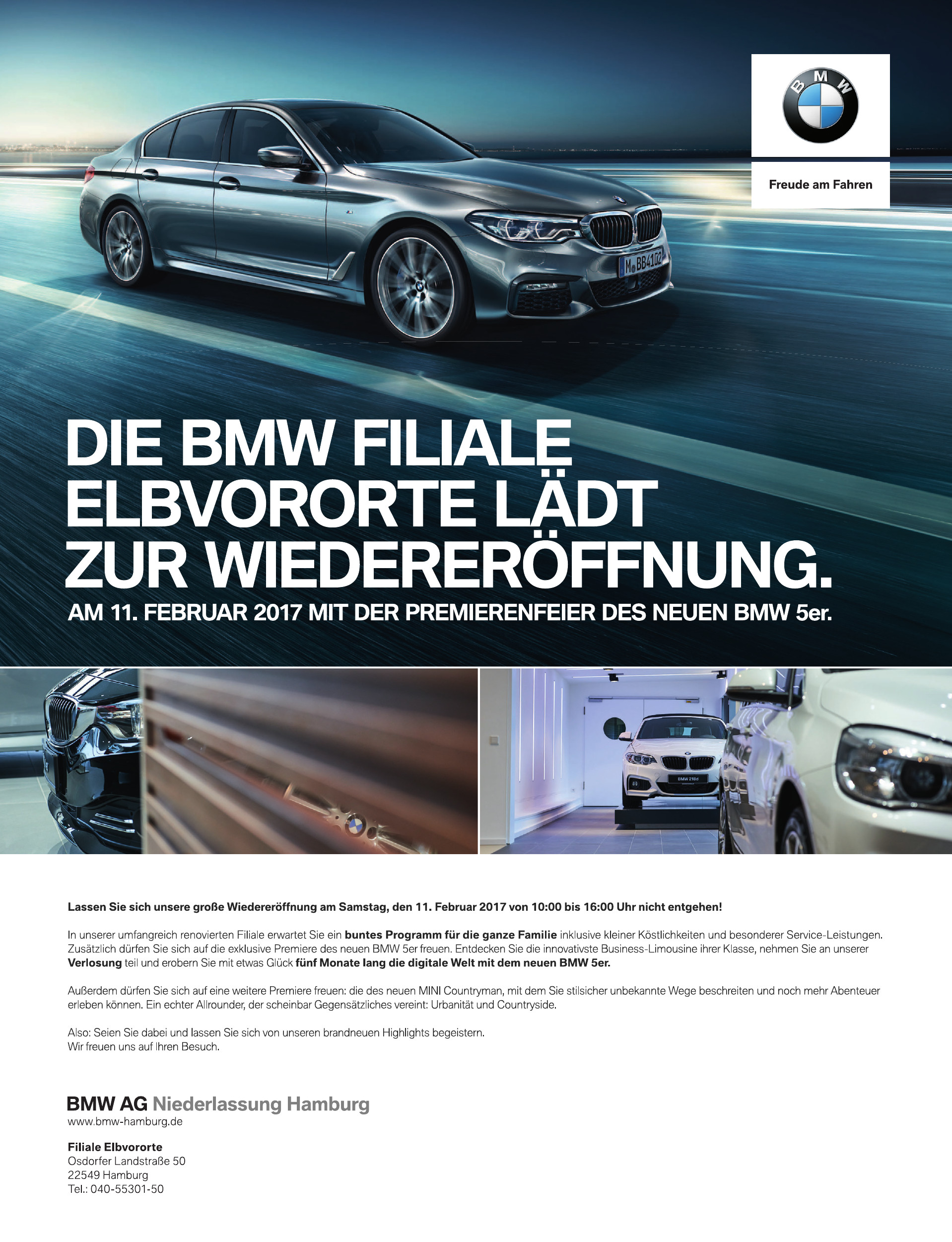 BMW AG Niederlassung Hamburg - Filiale Elbvororte