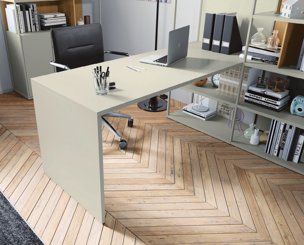 ANSPRECHEND: Ein hochwertig eingerichtetes Homeoffice macht sich bezahlt. Foto: DGM/hülsta ANSPRECHEND: Ein hochwertig eingerichtetes Homeoffice macht sich bezahlt. Foto: DGM/hülsta