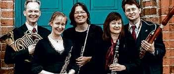 Das Quintett Sinfonietta musiziert am Sonntag ab 19 Uhr Das Quintett Sinfonietta musiziert am Sonntag ab 19 Uhr