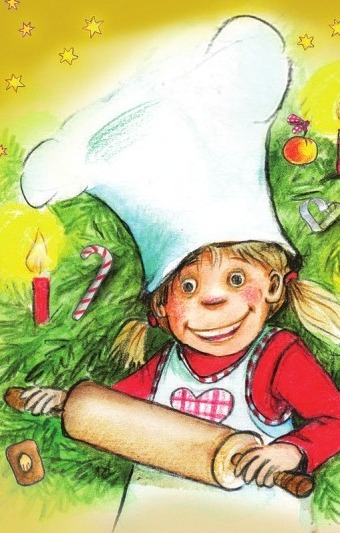 „Die Weihnachtsbäckerei” in Schmidts TIVOLI. Zeichnung: Julia Ginsbach „Die Weihnachtsbäckerei” in Schmidts TIVOLI. Zeichnung: Julia Ginsbach