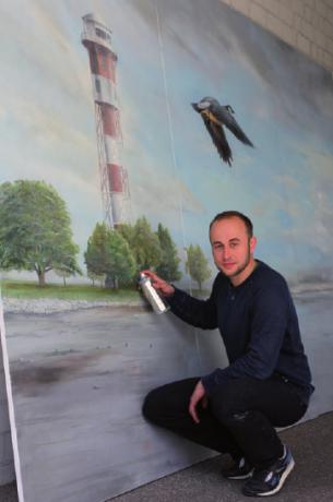 Graffitikünstler Johann Lucht aus Wedel