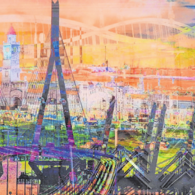 Hamburger Panoramen in einem vielschichtigen Werk. Dies und mehr immer dienstags bis freitags in der Kunsthandlung Alstertal Hamburger Panoramen in einem vielschichtigen Werk. Dies und mehr immer dienstags bis freitags in der Kunsthandlung Alstertal