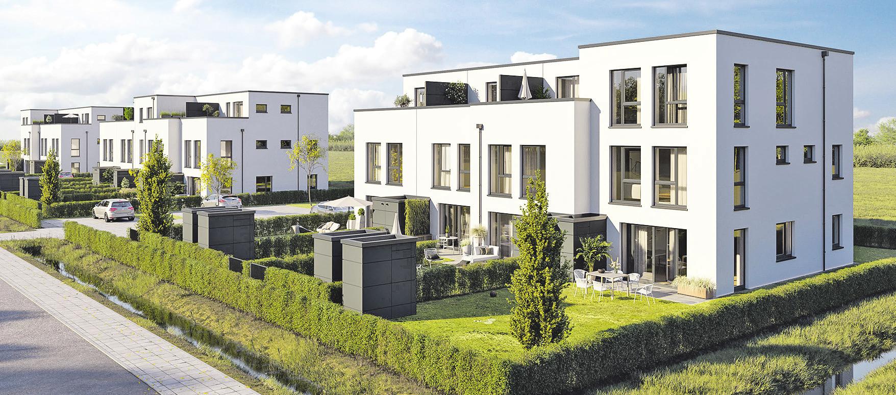 Ein eigener Garten mit Südausrichtung und lichtverwöhnte Wohnräume: Mit dem Ensemble „Storchenwiese II“ entsteht junges, individuelles Wohneigentum Ein eigener Garten mit Südausrichtung und lichtverwöhnte Wohnräume: Mit dem Ensemble „Storchenwiese II“ entsteht junges, individuelles Wohneigentum