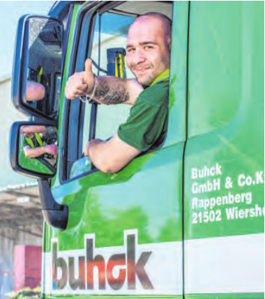 Daumen hoch für die fachmännische Entsorgung aller möglichen Abfälle. Foto: Buhck Daumen hoch für die fachmännische Entsorgung aller möglichen Abfälle. Foto: Buhck