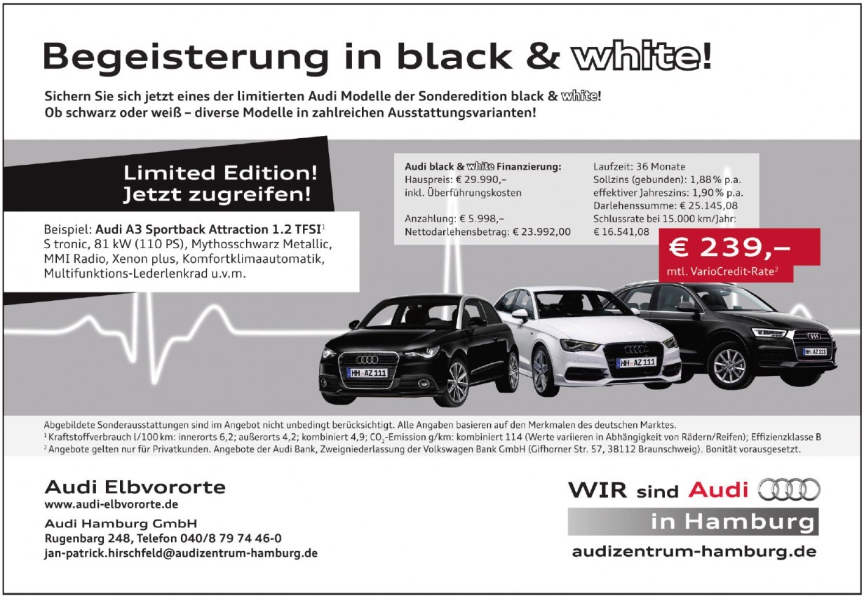 Audi Hamburg GmbH - Audi Elbvororte