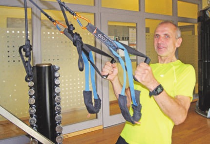 Axel Werner trainiert im be.Fit seine Rückenmuskulatur. Foto: TSG Axel Werner trainiert im be.Fit seine Rückenmuskulatur. Foto: TSG