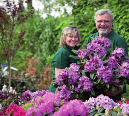 Iris Prielipp und Werner Pein vom Blumenhof Pein in Halstenbek