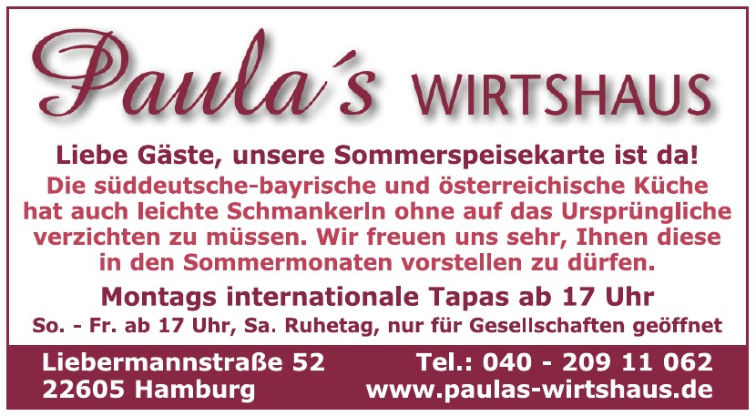 Paula´s Wirtshaus