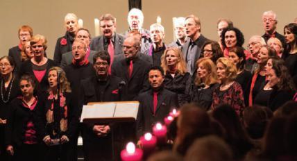 Der Gospelchor Blankenese singt am 3. Advent festliche Songs FOTO: JULIUS KRUMBIEGEL