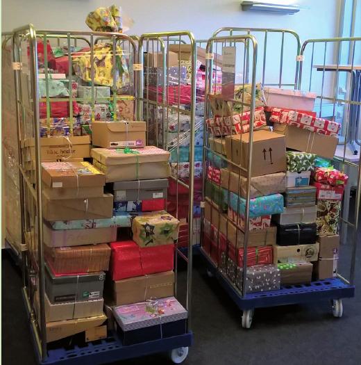 Allein in der Asklepios Klinik Altona kamen 276 Geschenke zusammen.