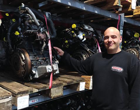 Antonio Kahlbrockt hat den Überblick: Gebrauchten Motoren sind gut sortiert bei Kiesow erhältlich Antonio Kahlbrockt hat den Überblick: Gebrauchten Motoren sind gut sortiert bei Kiesow erhältlich