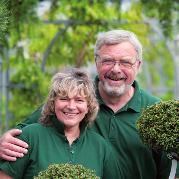 Werner und Iris Pein vom Blumenhof Pein FOTO: ©HEIKE GÜNTHER