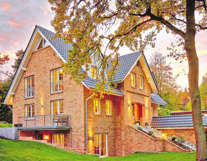 Beispiel für ein Kapitänsgiebelhaus Beispiel für ein Kapitänsgiebelhaus