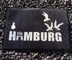 Fußmatte im Hamburg-Look