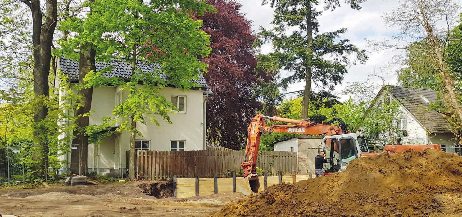 Baugruben und Bagger sind ein gewohnter Anblick in Lokstedt, hier Julius-Vosseler-/Ecke Emil-Andresen-Straße Fotos: mf Baugruben und Bagger sind ein gewohnter Anblick in Lokstedt, hier Julius-Vosseler-/Ecke Emil-Andresen-Straße Fotos: mf
