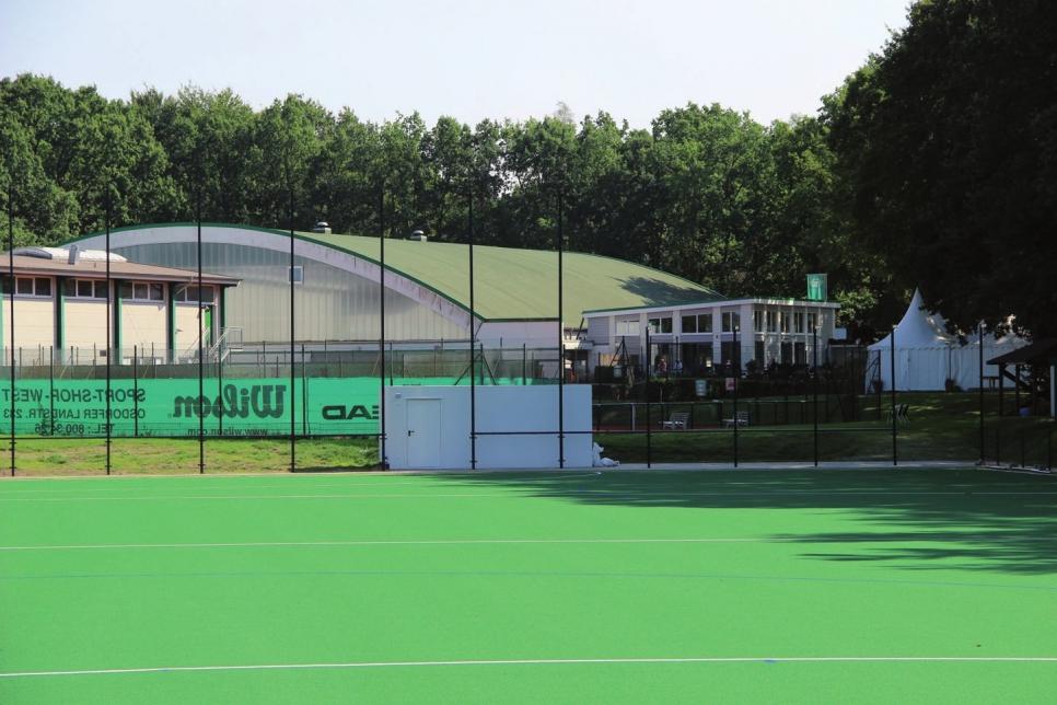 Die Ruhe vor dem großen Turnier: Der neue Hockeyplatz des THK Rissen