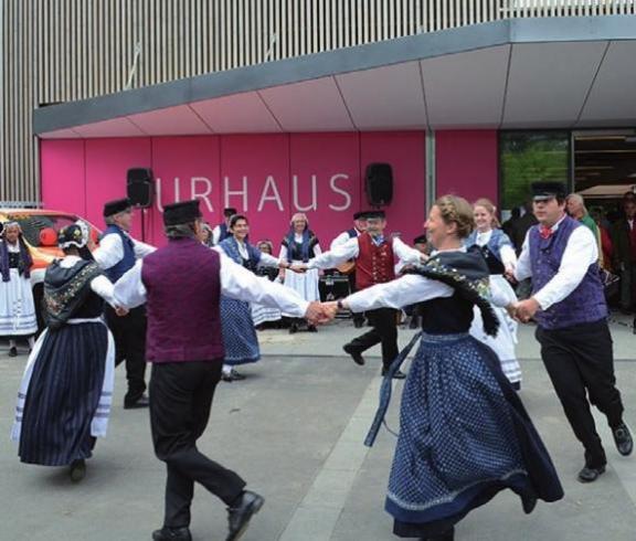Die Volkstanzgruppe Westerweye ist auch dabei
