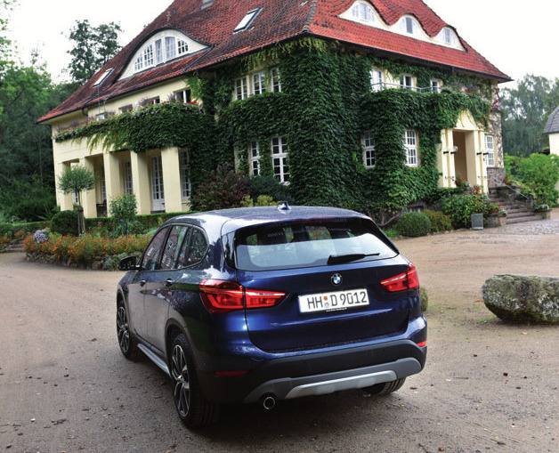Mit dem BMW X1 im Internat Marienau