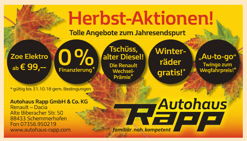 Autohaus Rapp GmbH & Co. KG