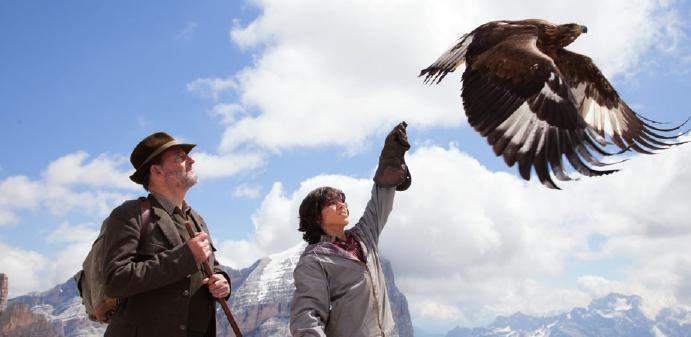 Ein Adler ist der Star