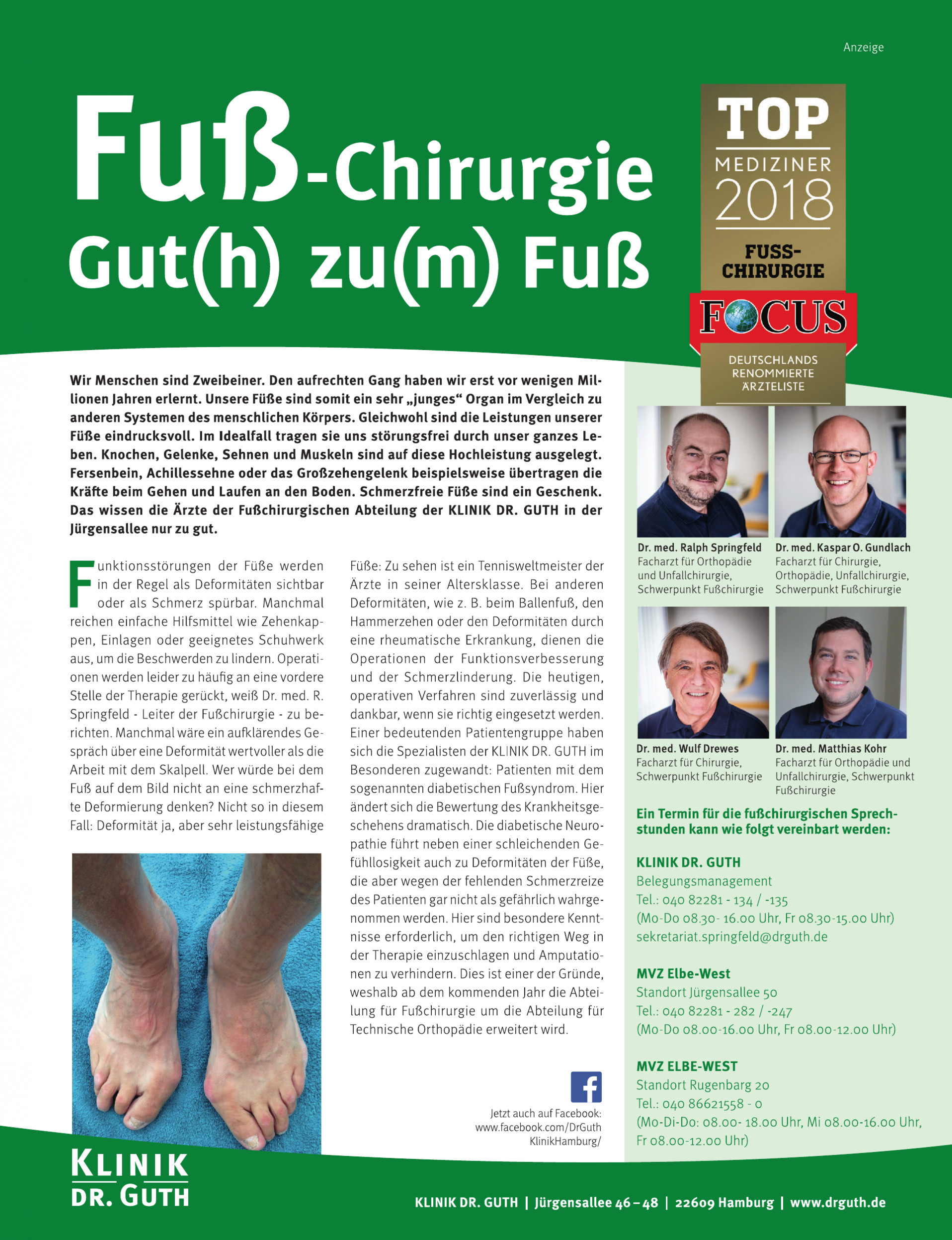 Klinik Dr. Guth der Klinikgruppe Dr. Guth