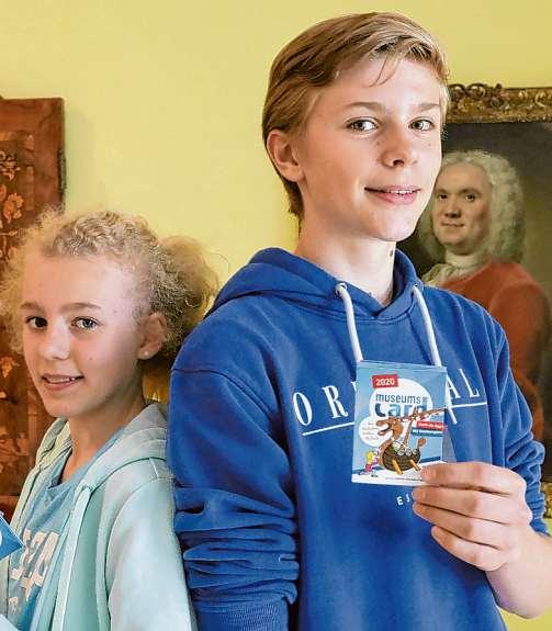 Frieda (12) und Kalle (14): „Die MuseumsCard ist ein tolles Angebot für uns, gerade in der Corona-Zeit.“ Foto: LJRSH Frieda (12) und Kalle (14): „Die MuseumsCard ist ein tolles Angebot für uns, gerade in der Corona-Zeit.“ Foto: LJRSH