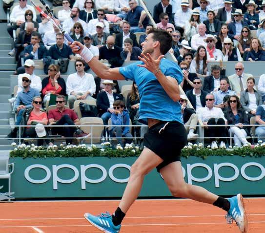 Der Star am Rothenbaum, French Open Finalist und die Nr. 4 der Welt, Dominic Thiem. Foto: Jürgen Hasenkopf Der Star am Rothenbaum, French Open Finalist und die Nr. 4 der Welt, Dominic Thiem. Foto: Jürgen Hasenkopf