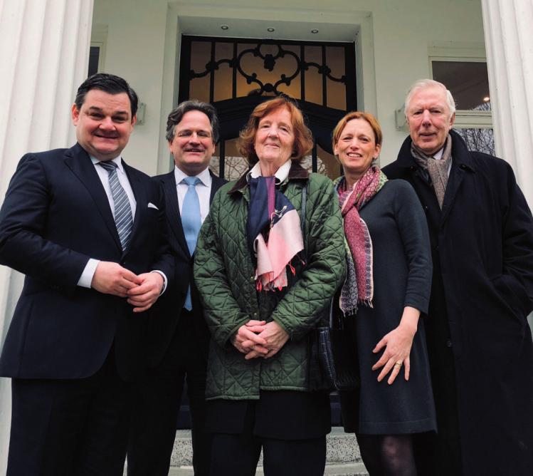 Marcus Weinberg, Dr. Philipp-Christian Wachs, Birgit Breuel, Karin Prien und Ehemann Ernst Breuel
