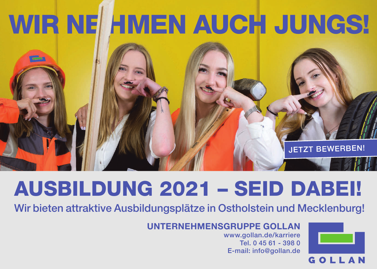 Gollan Neustadt: Ausbildung und duales Studium in Beusloe