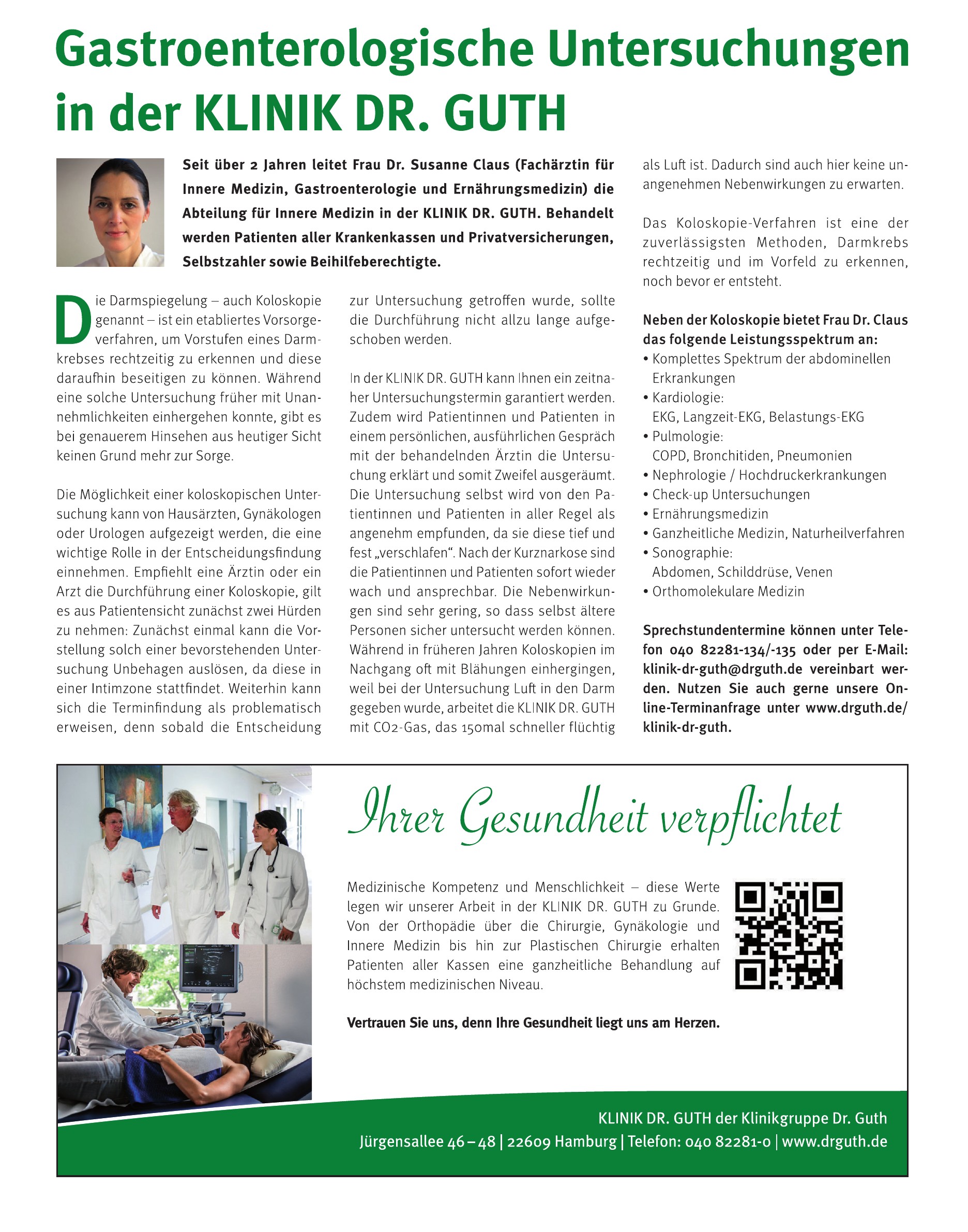 Klinik Dr. Guth der Klinikgruppe Dr. Guth